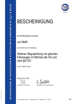 Besceinigung_Begutachtung_Mellit_Juri